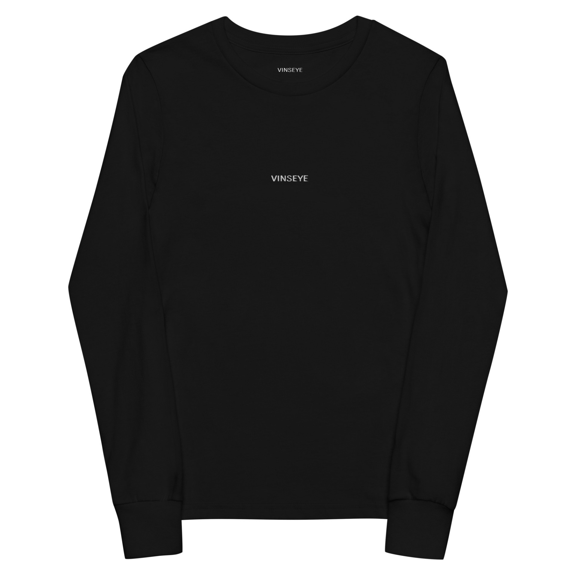 Tee enfant manches longues noir Vinseye-influensse